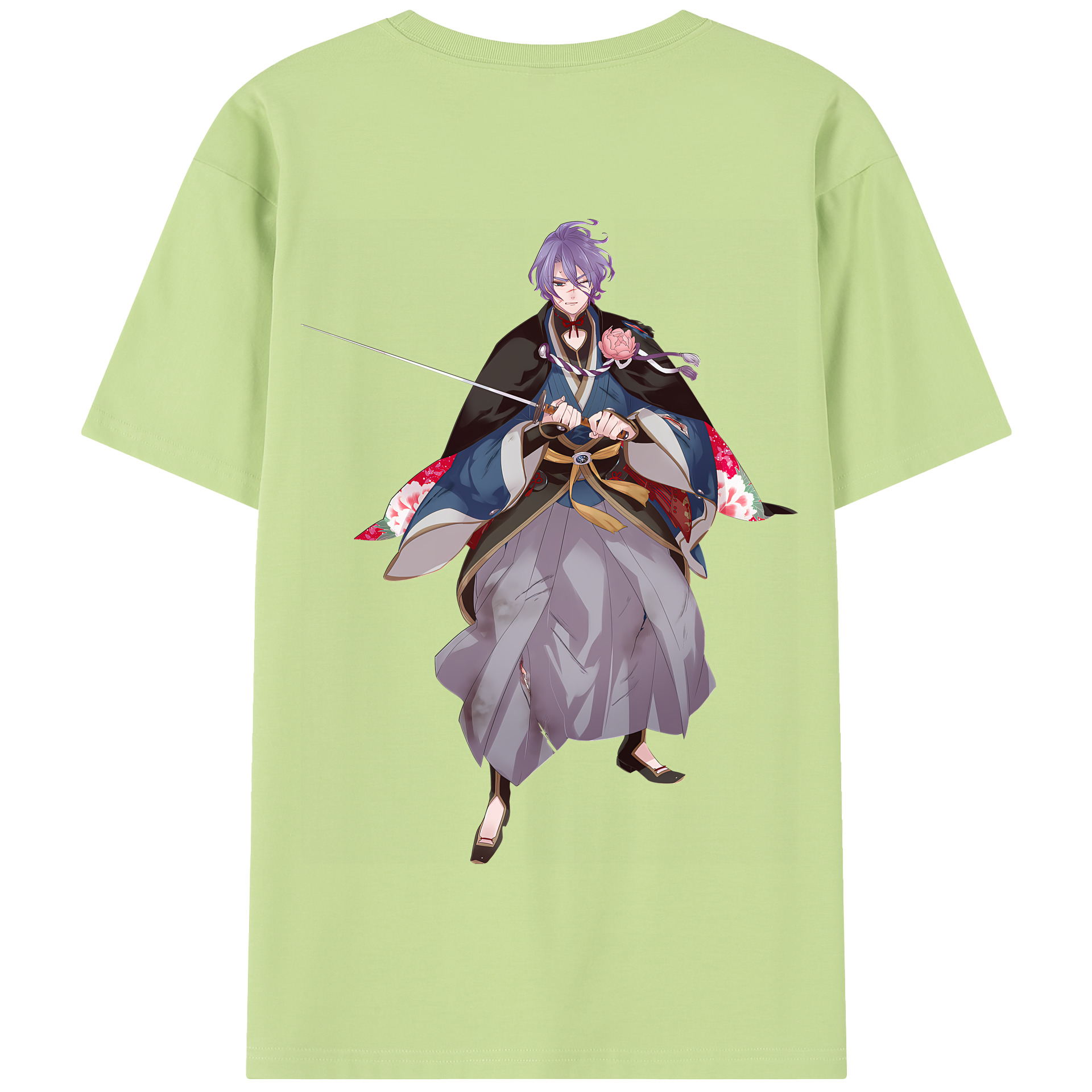（画像用） 刀剣乱舞 Touken Ranbu 綿100％半袖Tシャツ（背面プリント）